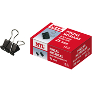 MTL PINZA ABATIBLE 25mm 90 HOJAS 12-PACK 79161